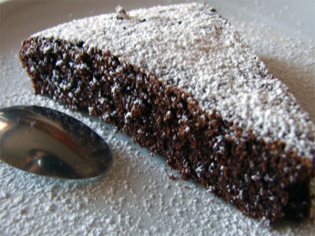 Torta al cioccolato fondente